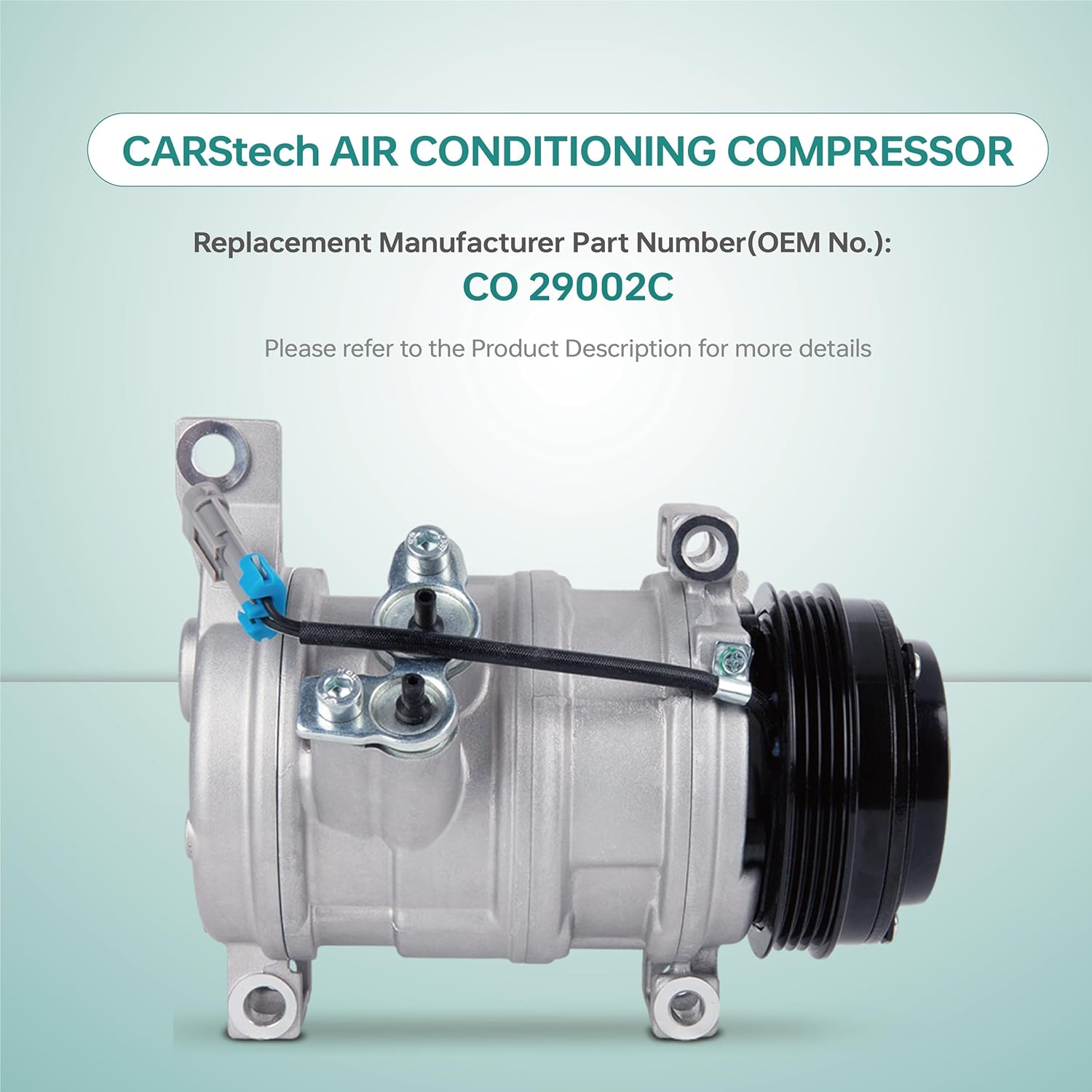 CARSTECH ACコンプレッサー クラッチCO 29002C 4個パック